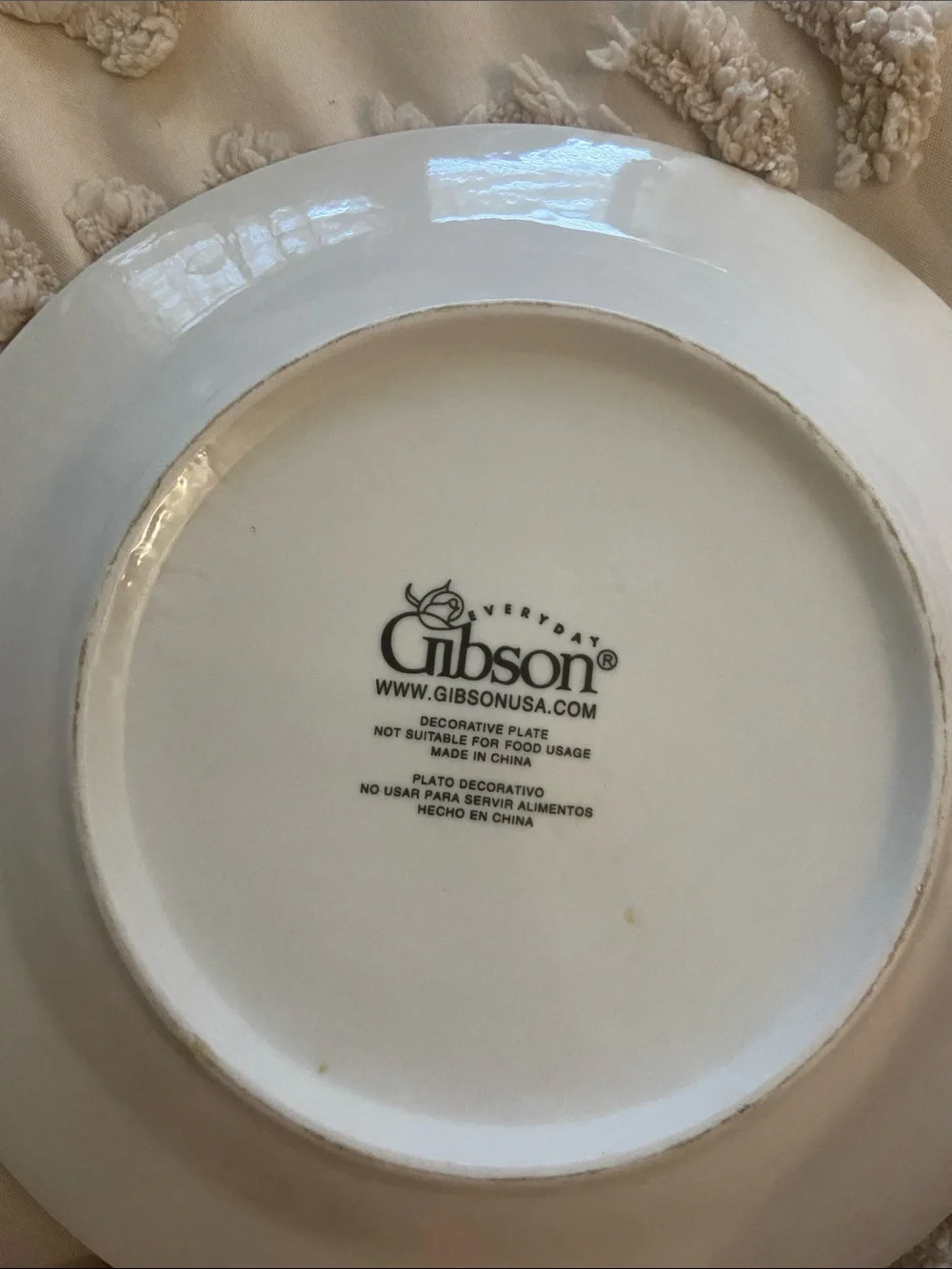 Whimsical Angel Decorative Dinner Plate - Pastel Multi by Everyday Gibson